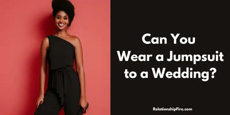 Black woman in a black jumpsuit - can you wear a jumpsuit to a wedding