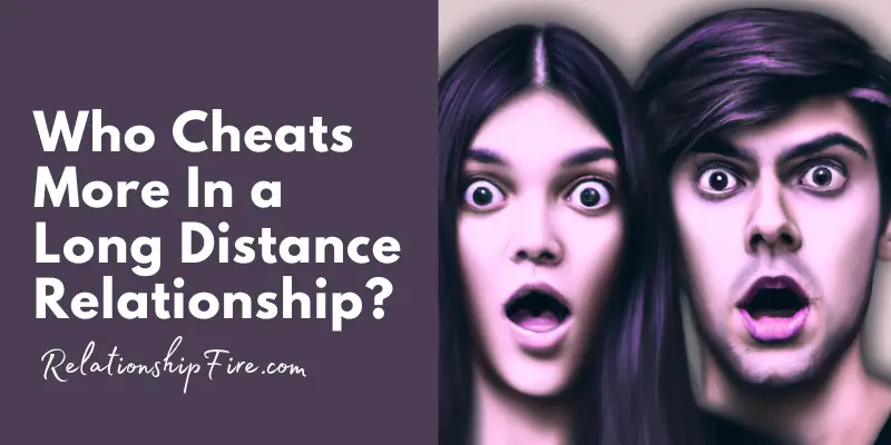 Man and woman with shocked expression - Who Cheats More in a Long Distance Relationship