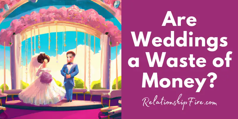 Lavish wedding cartoon - Are Weddings a Waste of Money
