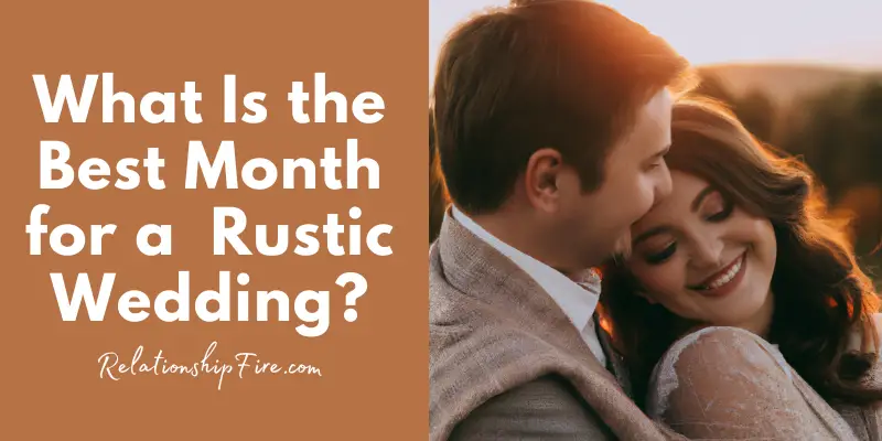 Bride and groom holding each other - What Month Is Best for a Rustic Wedding