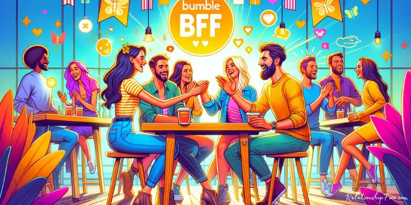 Diverse group of friends bonding, symbolizing Bumble BFF connection -- How Bumble BFF Works