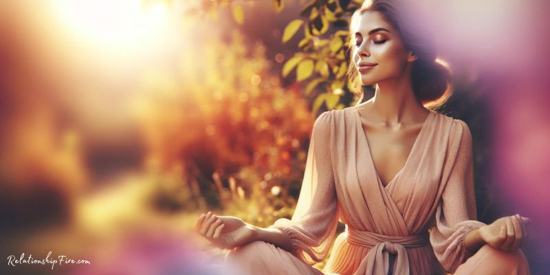 Feminine young woman in nature, embodying grace and confidence - Why Do Guys Like Feminine Energy