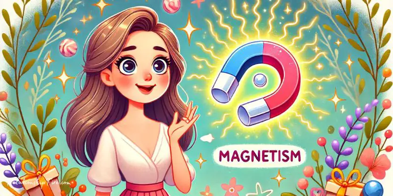 Cartoon woman amazed by a wedding ring emitting magic magnetism - Are Wedding Rings Magnetic