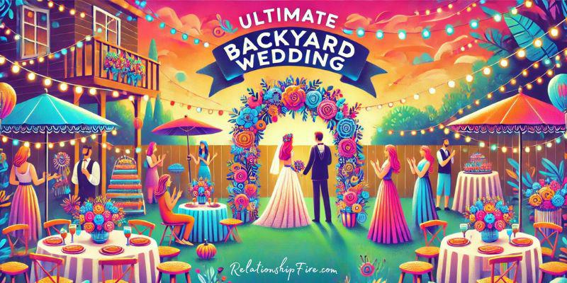 Backyard wedding cartoon -- How to plan an ultimate backyard wedding