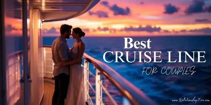 Couple on the balcony of a ship -- best cruise lines for couples